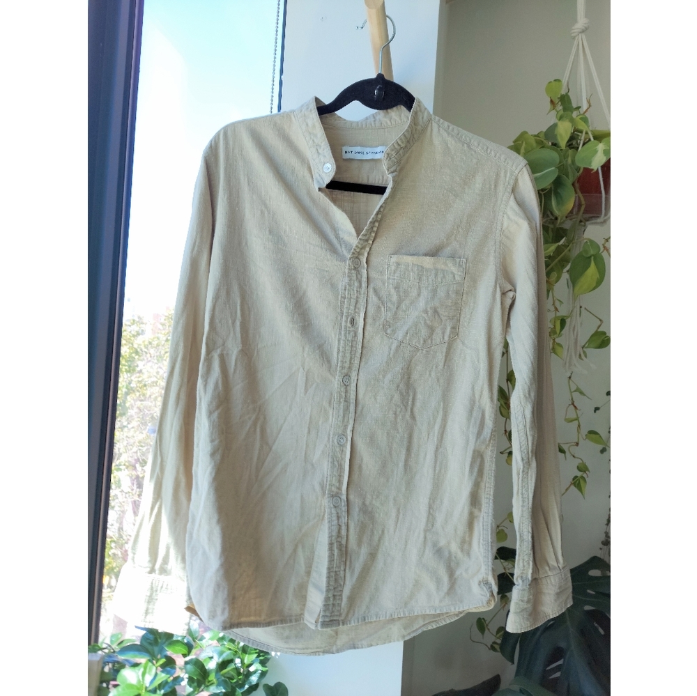 National Standards Twill Button Down Shirts S